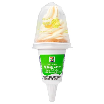 ワッフルコーン 北海道メロン